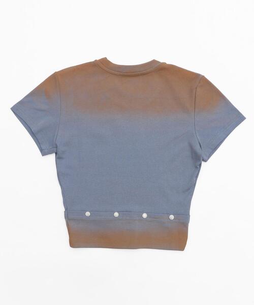 dispark（ディスパーク）の「DISPARK/スタッズグラデピチT（Tシャツ/カットソー・レディース・ブルー/ホワイト・FREE）」の15枚目の写真