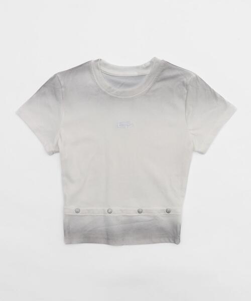 dispark（ディスパーク）の「DISPARK/スタッズグラデピチT（Tシャツ/カットソー・レディース・ブルー/ホワイト・FREE）」の16枚目の写真