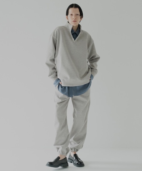 RYU(リュー)の「knit melton skipper sweater(ニット/セーター・メンズ・ベージュ/ライトグレー系・2/4)」の3枚目の写真