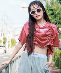 algy | シャーリングピグメント半袖T(Tシャツ/カットソー)