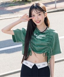 algy | シャーリングピグメント半袖T(Tシャツ/カットソー)