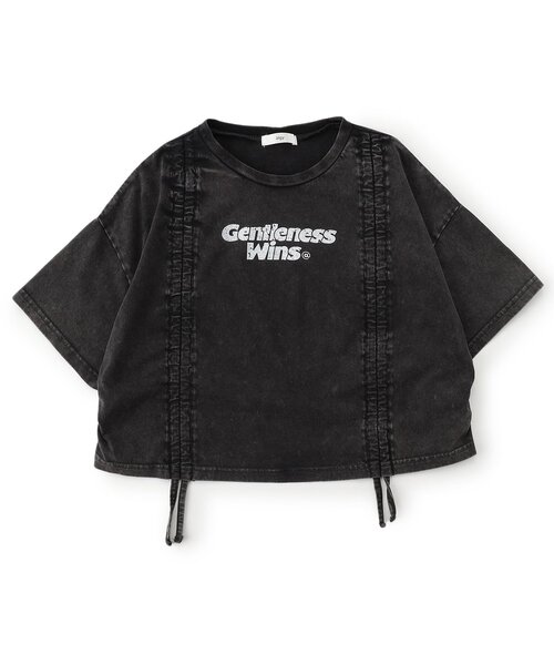 algy（アルジー）の「シャーリングピグメント半袖T（Tシャツ/カットソー・キッズ・ブラック/レッド/グリーン・SMALL/MEDIUM/X-SMALL/XX-SMALL）」の2枚目の写真