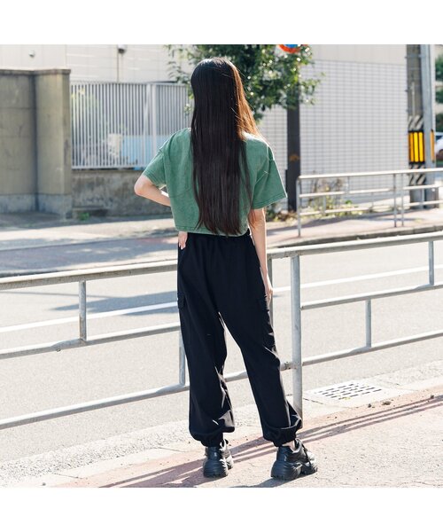 algy（アルジー）の「シャーリングピグメント半袖T（Tシャツ/カットソー・キッズ・ブラック/レッド/グリーン・SMALL/MEDIUM/X-SMALL/XX-SMALL）」の16枚目の写真