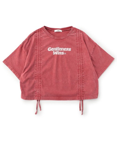 algy（アルジー）の「シャーリングピグメント半袖T（Tシャツ/カットソー・キッズ・ブラック/レッド/グリーン・SMALL/MEDIUM/X-SMALL/XX-SMALL）」の11枚目の写真