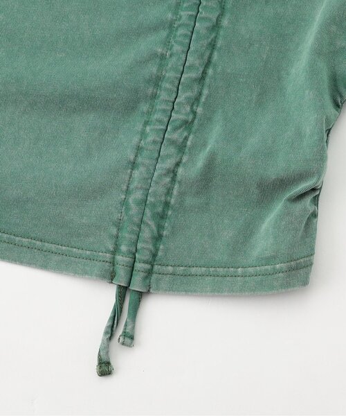 algy（アルジー）の「シャーリングピグメント半袖T（Tシャツ/カットソー・キッズ・ブラック/レッド/グリーン・SMALL/MEDIUM/X-SMALL/XX-SMALL）」の4枚目の写真