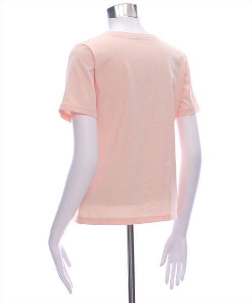 clear（クリア）の「クマプリントリボン付きTシャツ[バレエコア ガーリー]（Tシャツ/カットソー・レディース・ピンク/ブラック/オフホワイト・F）」の8枚目の写真