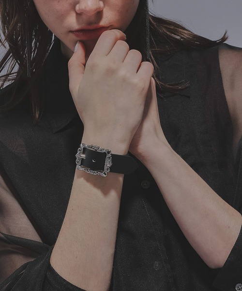 HARE（ハレ）の「ビンテージバックルブレスレット(HARE)（ブレスレット・レディース・ブラック系その他/ブラック・FREE）」の10枚目の写真