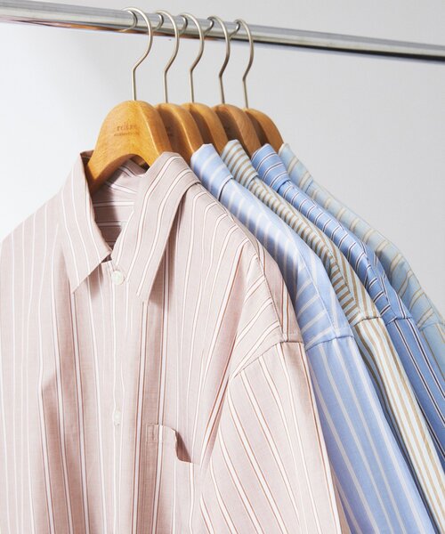 JOURNAL STANDARD relume(ジャーナルスタンダード レリューム)の「JAMES FABRIC / ジェームスファブリック レギュラーカラー 半袖シャツ(シャツ/ブラウス・メンズ・ライトブルー/ブルー/ブラウン系その他/ダークブルー/ブルー系その他・LARGE/SMALL/MEDIUM)」の9枚目の写真