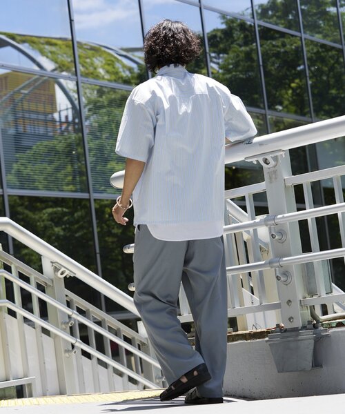 JOURNAL STANDARD relume(ジャーナルスタンダード レリューム)の「JAMES FABRIC / ジェームスファブリック レギュラーカラー 半袖シャツ(シャツ/ブラウス・メンズ・ライトブルー/ブルー/ブラウン系その他/ダークブルー/ブルー系その他・LARGE/SMALL/MEDIUM)」の13枚目の写真