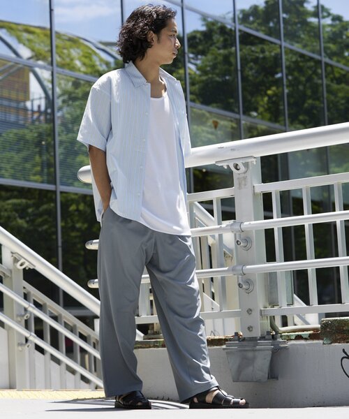 JOURNAL STANDARD relume(ジャーナルスタンダード レリューム)の「JAMES FABRIC / ジェームスファブリック レギュラーカラー 半袖シャツ(シャツ/ブラウス・メンズ・ライトブルー/ブルー/ブラウン系その他/ダークブルー/ブルー系その他・LARGE/SMALL/MEDIUM)」の14枚目の写真