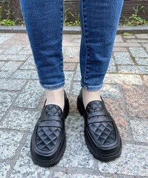 LUGG NAGG（ラグナグ）の「【完全防水】ステッチ入りレインローファー【晴雨兼用】（レインシューズ）」