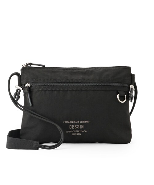 Dessin(デッサン)の「ドローコードサコッシュ(ショルダーバッグ・レディース・モスグリーン/ブラック/オフホワイト・00)」の15枚目の写真