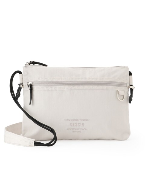 Dessin(デッサン)の「ドローコードサコッシュ(ショルダーバッグ・レディース・モスグリーン/ブラック/オフホワイト・00)」の5枚目の写真