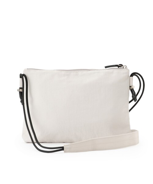 Dessin(デッサン)の「ドローコードサコッシュ(ショルダーバッグ・レディース・モスグリーン/ブラック/オフホワイト・00)」の7枚目の写真