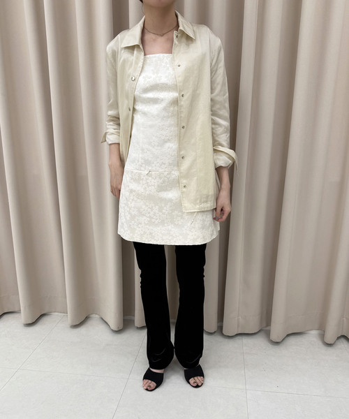 SANDY LIANG サンディリアン PEASDRESS ワンピース オケージョン SANDY LIANG / サンディ・リアング】BIANCO DRESS(ワンピース