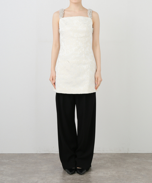 SANDY LIANG サンディリアン PEASDRESS ワンピース オケージョン SANDY LIANG / サンディ・リアング】BIANCO DRESS(ワンピース