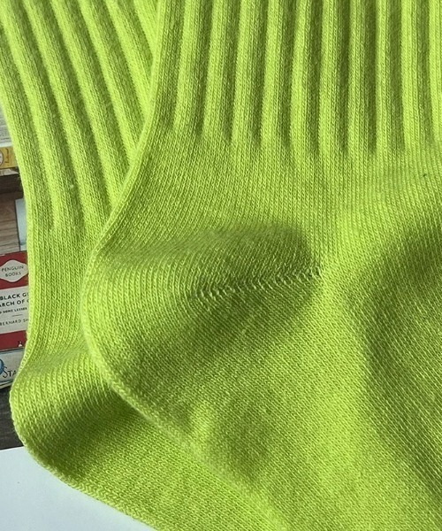 ampm（エーエムピーエム）の「ネオンカラーベーシックカラー　ソックス(3足セット）（ソックス/靴下・レディース・ブラック×ホワイト/グリーン×オレンジ/ブラック×グリーン/ブラック×グレー・FREE）」の17枚目の写真