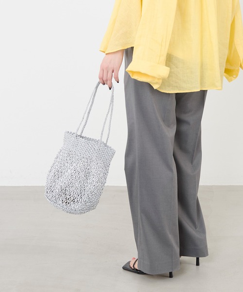 The Bagmati（ザバグマティ）の「【The Bagmati】メタリックコードバッグ-METALIC LUREX BAG（ハンドバッグ・レディース・ゴールド/シルバー・FREE）」の7枚目の写真