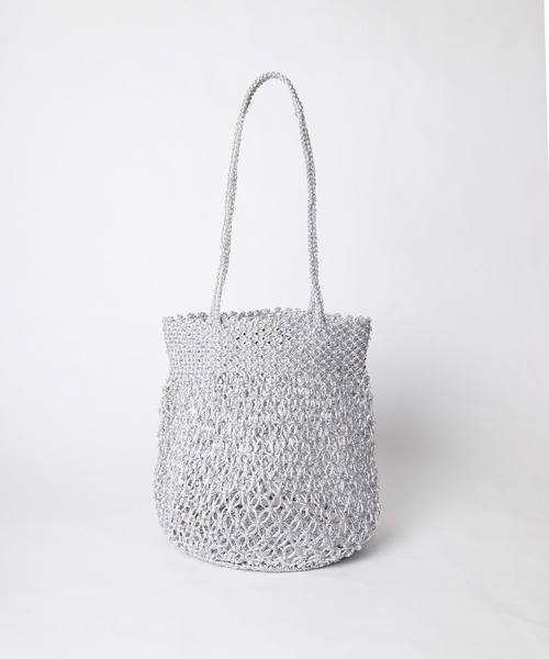 The Bagmati（ザバグマティ）の「【The Bagmati】メタリックコードバッグ-METALIC LUREX BAG（ハンドバッグ・レディース・ゴールド/シルバー・FREE）」の10枚目の写真
