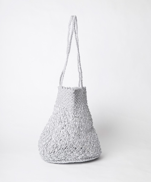 The Bagmati（ザバグマティ）の「【The Bagmati】メタリックコードバッグ-METALIC LUREX BAG（ハンドバッグ・レディース・ゴールド/シルバー・FREE）」の11枚目の写真
