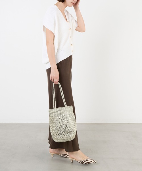 The Bagmati（ザバグマティ）の「【The Bagmati】メタリックコードバッグ-METALIC LUREX BAG（ハンドバッグ・レディース・ゴールド/シルバー・FREE）」の17枚目の写真