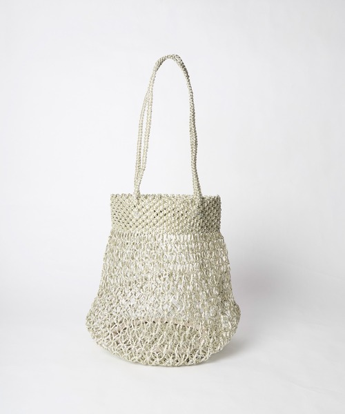 The Bagmati（ザバグマティ）の「【The Bagmati】メタリックコードバッグ-METALIC LUREX BAG（ハンドバッグ・レディース・ゴールド/シルバー・FREE）」の20枚目の写真