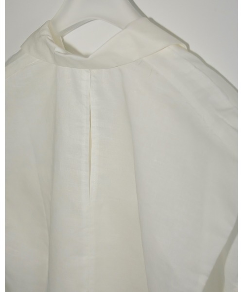 anuke（アンヌーク）の「Opencollar Linen Shirts（シャツ/ブラウス・レディース・ネイビー/ブラウン/アイボリー・FREE）」の21枚目の写真