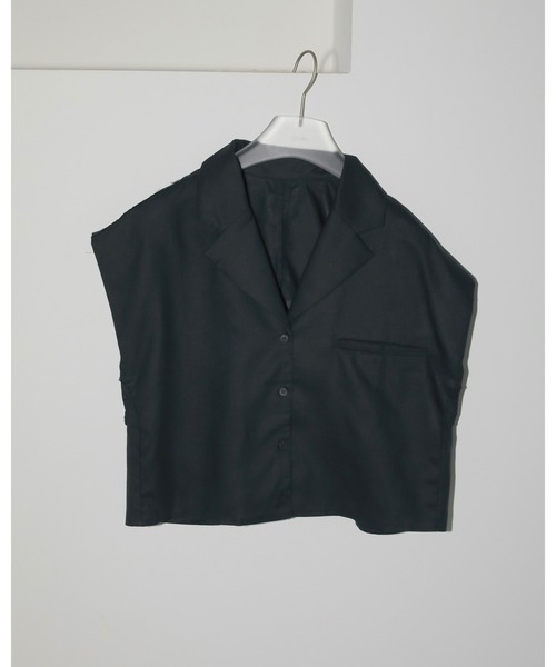 anuke（アンヌーク）の「Opencollar Linen Shirts（シャツ/ブラウス・レディース・ネイビー/ブラウン/アイボリー・FREE）」の17枚目の写真