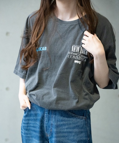 RATTLE TRAP(ラトルトラップ)の「【GOOD ROCK SPEED】プリントTシャツ(NYC/ニューヨーク)(Tシャツ/カットソー・メンズ・チャコールグレー・M/L/LL)」の2枚目の写真