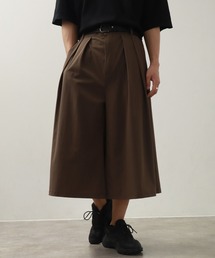 Art re A select（アトリエセレクト）の「接触冷感ナイロンストレッチ オーバーワイドハーフパンツ（スラックス・メンズ）」