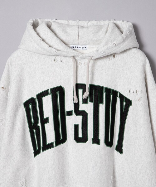 F-LAGSTUF-F(フラグスタフ)の「23AW-FS-33 BED-STUYBORO HOODIE(パーカー・メンズ・ピンク/グレー/ブラック・M/L/XL)」の7枚目の写真