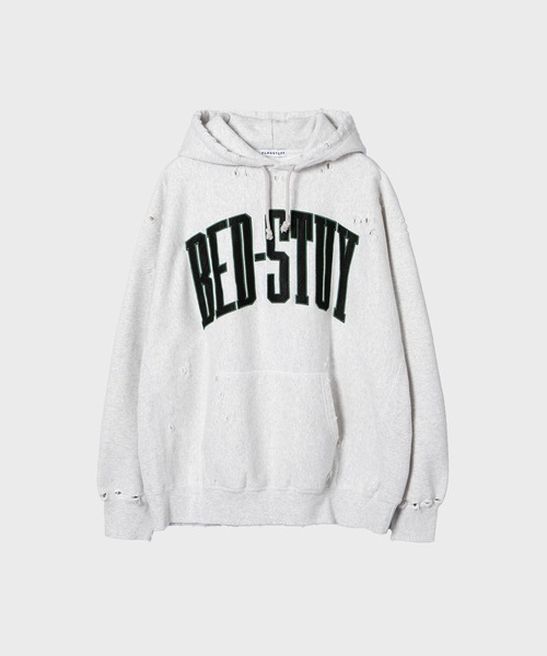 F-LAGSTUF-F(フラグスタフ)の「23AW-FS-33 BED-STUYBORO HOODIE(パーカー・メンズ・ピンク/グレー/ブラック・M/L/XL)」の2枚目の写真