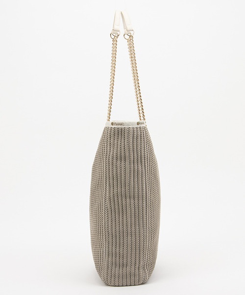 CHAIN CROCHET N/S TOTE ベージュクロシェ（トートバッグ