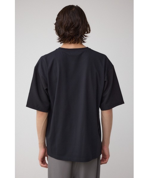 AZUL by moussy(アズールバイマウジー)の「異素材スウィッチングトップス(Tシャツ/カットソー・メンズ・ホワイト系その他/ベージュ系その他/ブラック系その他・MEDIUM/LARGE)」の18枚目の写真
