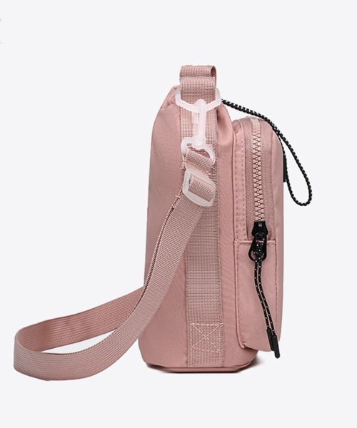 ショルダーバッグ・ポシェット Nylon Mini Bag Pink miniministore スマホポシェット ミニショルダーバッグ