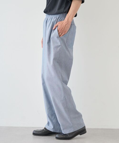 CRAFT STANDARD BOUTIQUE（クラフトスタンダードブティック）の「速乾/接触冷感/UVカット DRYMIXオックスフォードイージーパンツ（その他パンツ・メンズ・グレー/ブルー/オフホワイト・M/XL/L）」の12枚目の写真