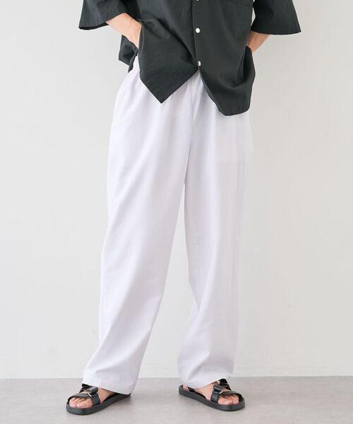 CRAFT STANDARD BOUTIQUE（クラフトスタンダードブティック）の「速乾/接触冷感/UVカット DRYMIXオックスフォードイージーパンツ（その他パンツ・メンズ・グレー/ブルー/オフホワイト・M/XL/L）」の17枚目の写真