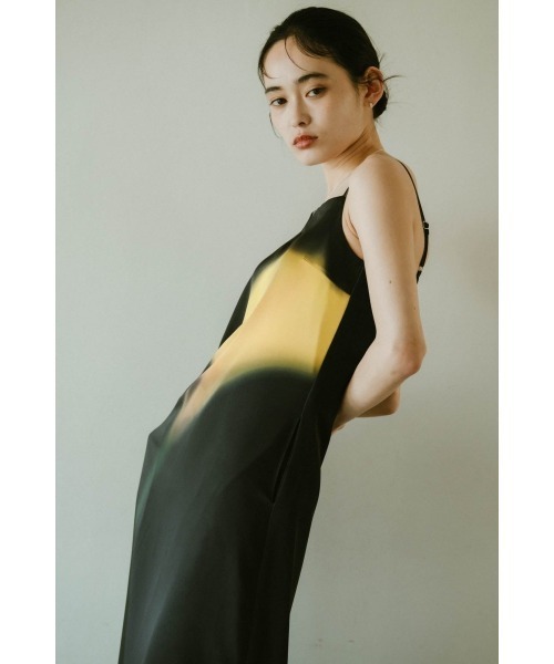 【KnuthMarf】flower print satin dress flower print satin dress | KNUTH MARF