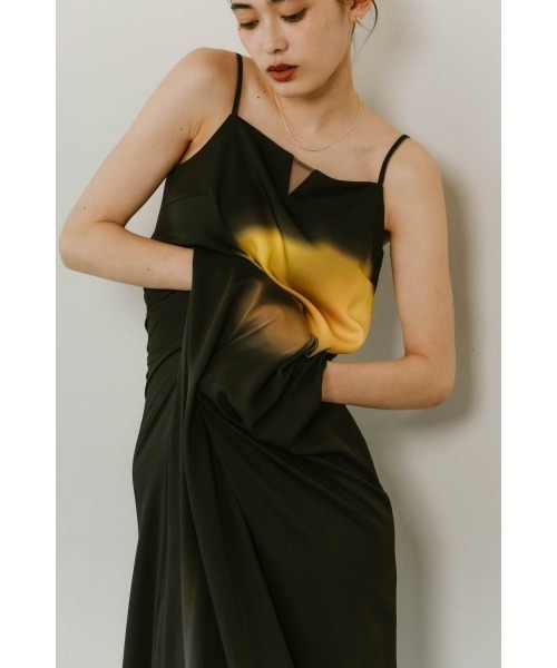 flower print satin dress（ワンピース）｜Knuth Marf