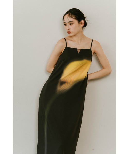 flower print satin dress（ワンピース）｜Knuth Marf