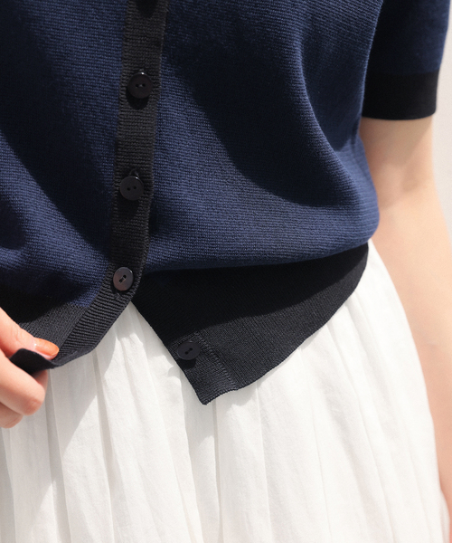 B. ポロシャツニット（ニット/セーター）｜IENA（イエナ）の