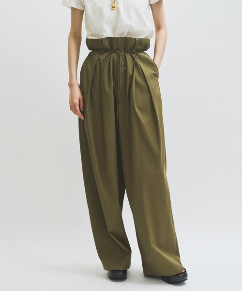 ADAM ET ROPE'（アダムエロペ）の「ドロストドカンパンツ（その他パンツ・レディース・カーキ/ブラック・38/36/34）」の7枚目の写真