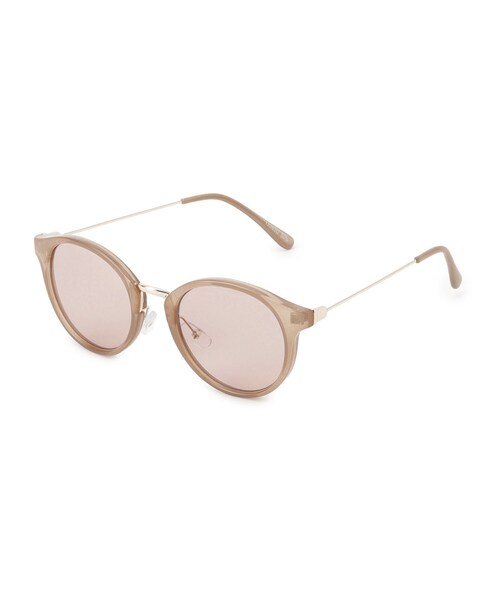 SHOO・LA・RUE（シューラルー）の「ライトボストンサングラス（サングラス・レディース・グレー/キャメル/ダークブラウン/ベージュ・00）」の3枚目の写真