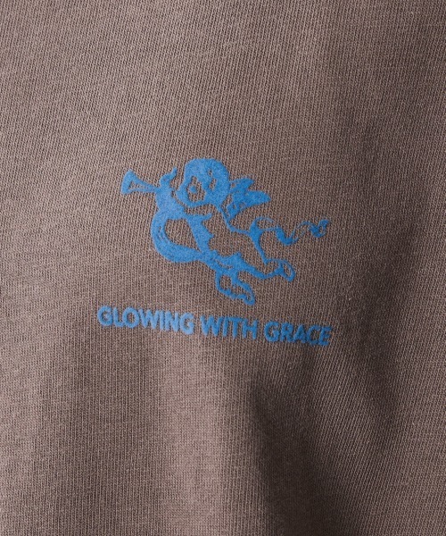 CHIC STYLE（シックスタイル）の「バックプリントTシャツ＜大きいサイズ有＞シックスタイル（Tシャツ/カットソー・レディース・チャコール/ブラウン・M/L/LL/3L/4L/5L）」の17枚目の写真