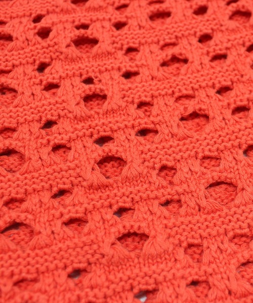 RNA-N(アールエヌエーエヌ)の「K2720 ランダムホールカーデ(カーディガン/ボレロ・レディース・杢グレー/キャメル/レッド・FREE)」の12枚目の写真