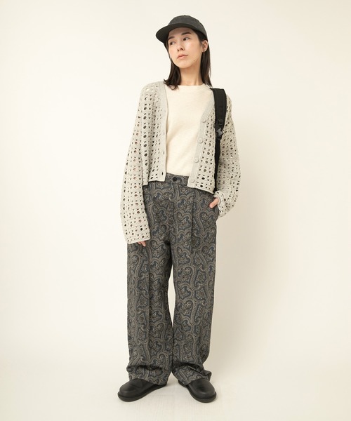 RNA-N(アールエヌエーエヌ)の「K2720 ランダムホールカーデ(カーディガン/ボレロ・レディース・杢グレー/キャメル/レッド・FREE)」の13枚目の写真