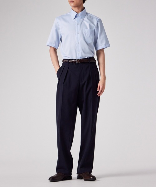 Paul Smith(ポールスミス)の「ドビードット 半袖ドレスシャツ【253215 S807PR】(ビジネスシャツ・メンズ・ホワイト/ライトブルー・SMALL/MEDIUM/LARGE/X-LARGE)」の12枚目の写真