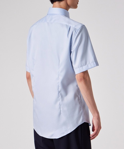 Paul Smith(ポールスミス)の「ドビードット 半袖ドレスシャツ【253215 S807PR】(ビジネスシャツ・メンズ・ホワイト/ライトブルー・SMALL/MEDIUM/LARGE/X-LARGE)」の11枚目の写真