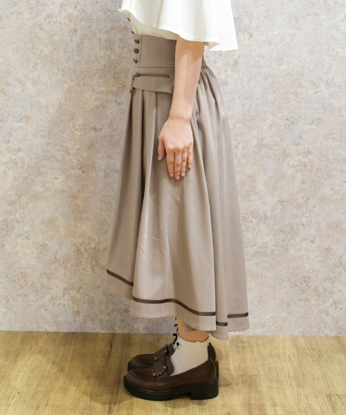 axes femme（アクシーズファム）の「フィッシュテール×ジップスカート（スカート・レディース・ブラック/ベージュ/ブルーグリーン・FREE）」の18枚目の写真