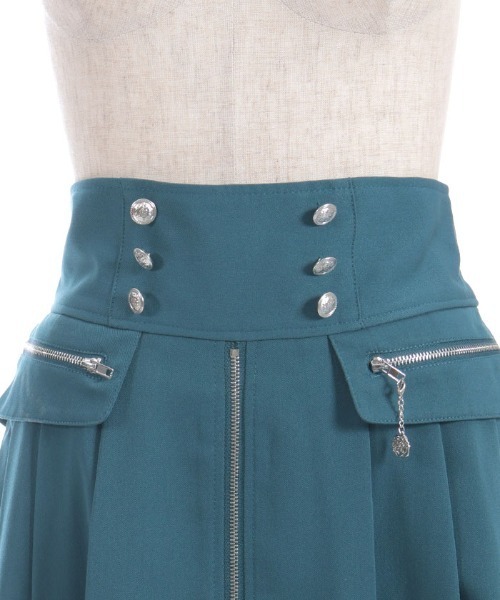 axes femme（アクシーズファム）の「フィッシュテール×ジップスカート（スカート・レディース・ブラック/ベージュ/ブルーグリーン・FREE）」の15枚目の写真